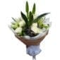 White Roses and Lilies in a bouquet