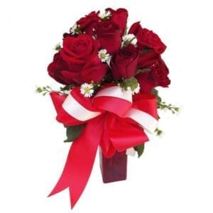 Red Roses in a vase